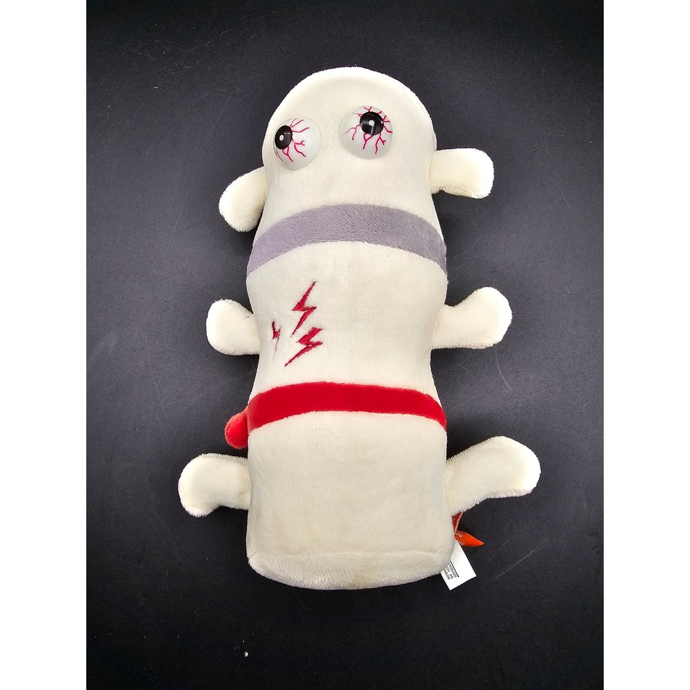 Giant Microbes Back Pain Plush Lumbar Vertebrae Drew Oliver White Red 9.5"
